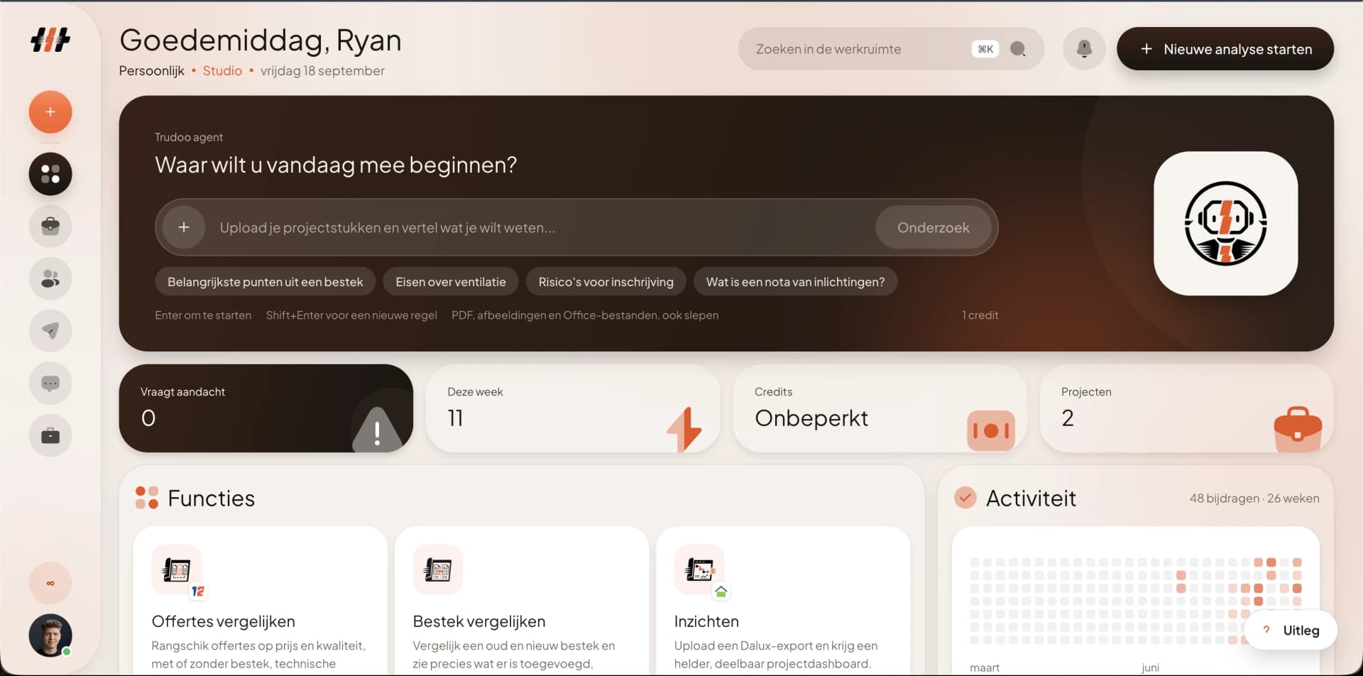 Trudoo Bouwdata-platform